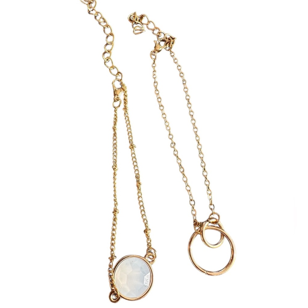 2 Piece Gold Adjustable Bracelet Set